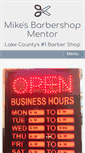 Mobile Screenshot of mikesbarbershopmentor.com